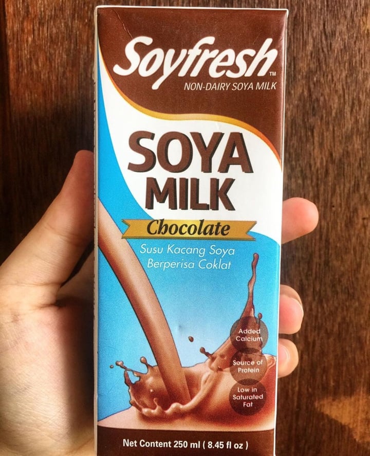 photo of Soyfresh Chocolate Soya Milk shared by @vegunized on  13 Dec 2019 - review
