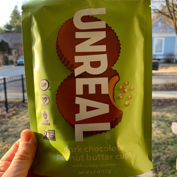 photo of UNREAL Dark Chocolate PB Cups with Crispy Quinoa shared by @allhess on  06 Mar 2021 - review