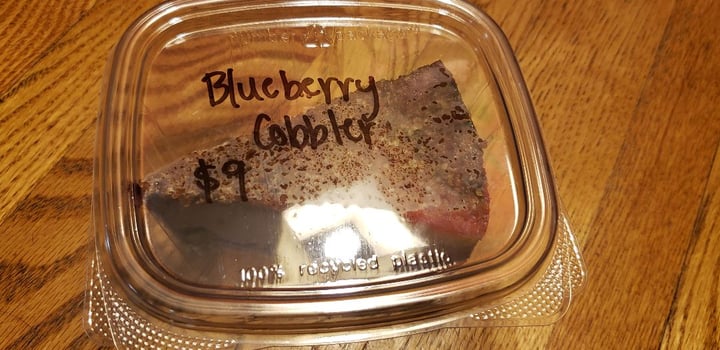 photo of Peace Pies Blueberry Cobbler shared by @sdrockervegan on  19 Dec 2019 - review