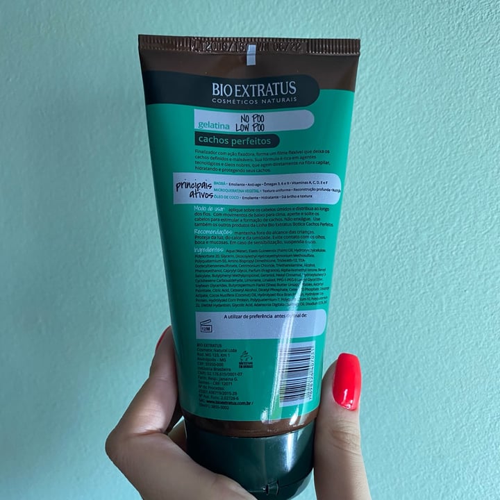 photo of Bio Extratus Gelatina Low Poo shared by @isalorenza on  20 Apr 2022 - review