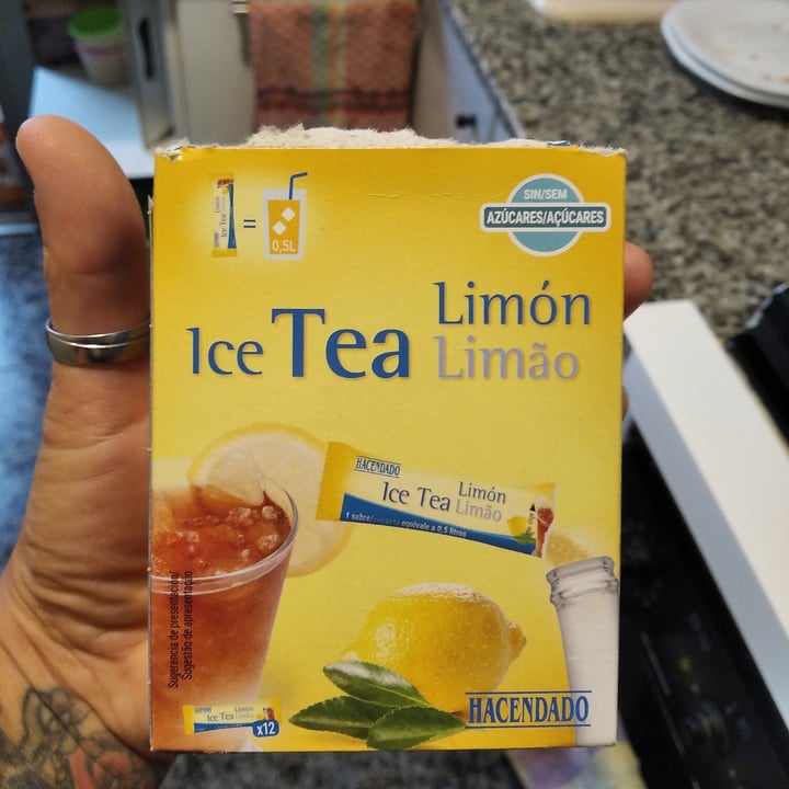 photo of Hacendado Ice Tea Limon shared by @villacampa on  23 Jun 2021 - review
