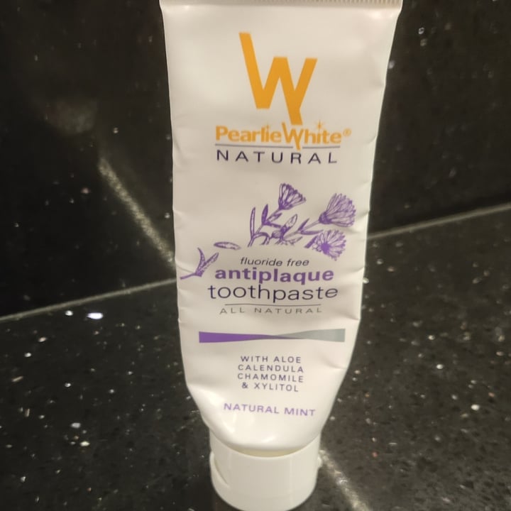 photo of Pearlie White Flouride Free Antiplaque Toothpaste Natural Mint shared by @amazinganne on  04 Sep 2020 - review