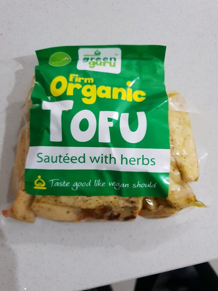 photo of Green Guru Firm Organic Tofu Sauteéd With Herbs shared by @tstoffberg on  10 Jul 2019 - review