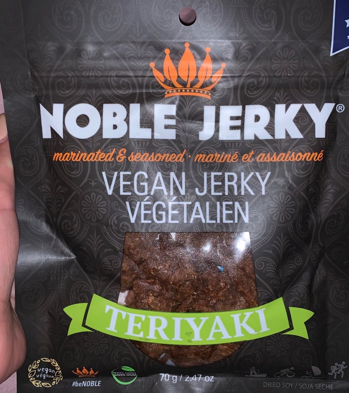 photo of Noble Jerky Vegan Jerky Teriyaki shared by @crystallengua on  06 Sep 2019 - review