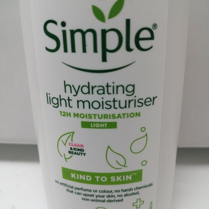 photo of Simple Hydrating Light Moisturizer shared by @vegforhealth1 on  04 Jun 2021 - review