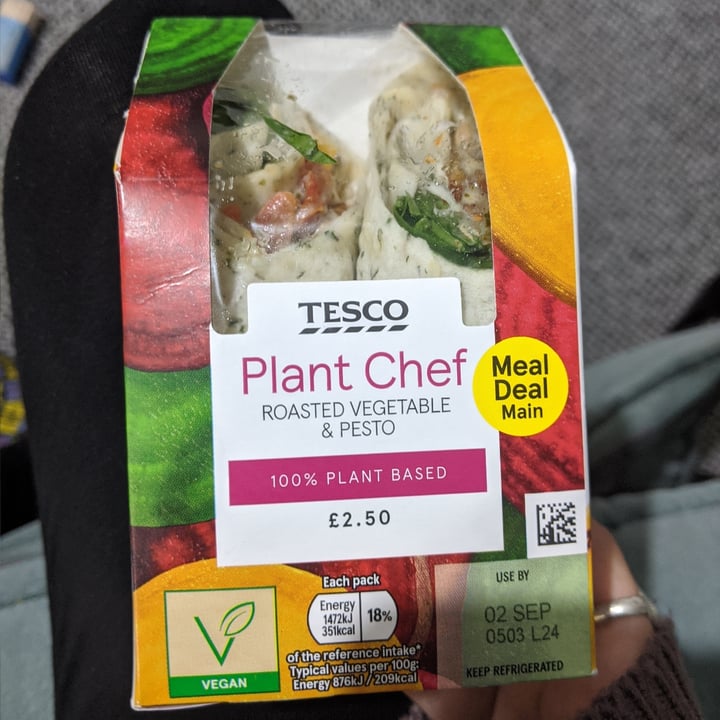 photo of Tesco Plant Chef Hoisin wrap shared by @vegans0ph3 on  04 Dec 2020 - review