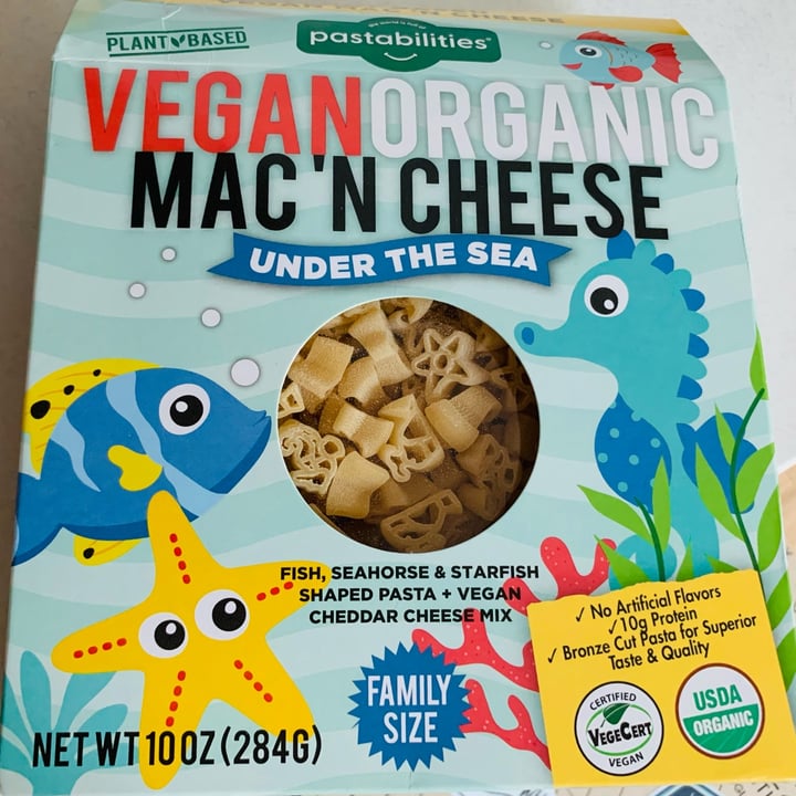 Pastabilities Organic under the sea Mac ‘N Cheese Review abillion