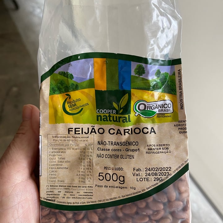 photo of Coopernatural Feijão Carioca shared by @luciacosta on  03 Oct 2022 - review