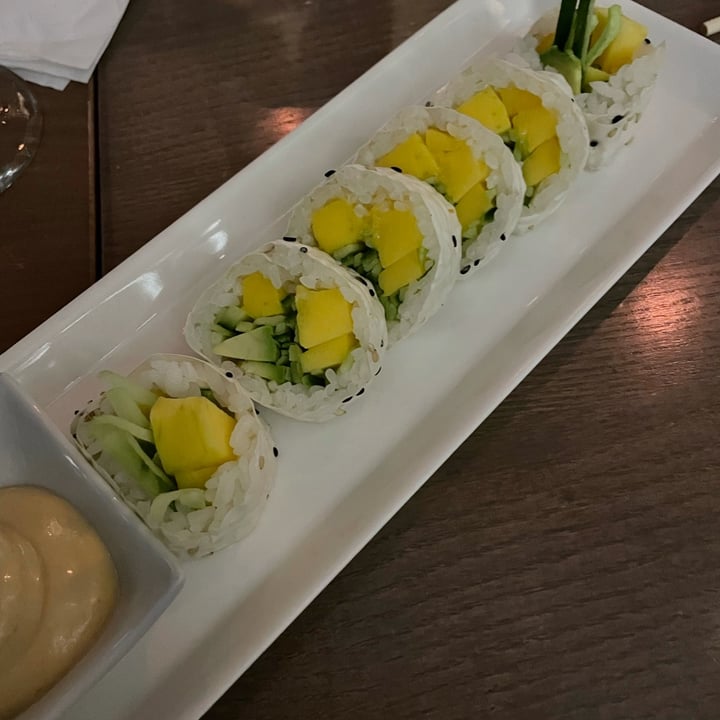 review photo of Maki White Sushi Roll shared by @passportvegan on 11 Jan 2022 - review
