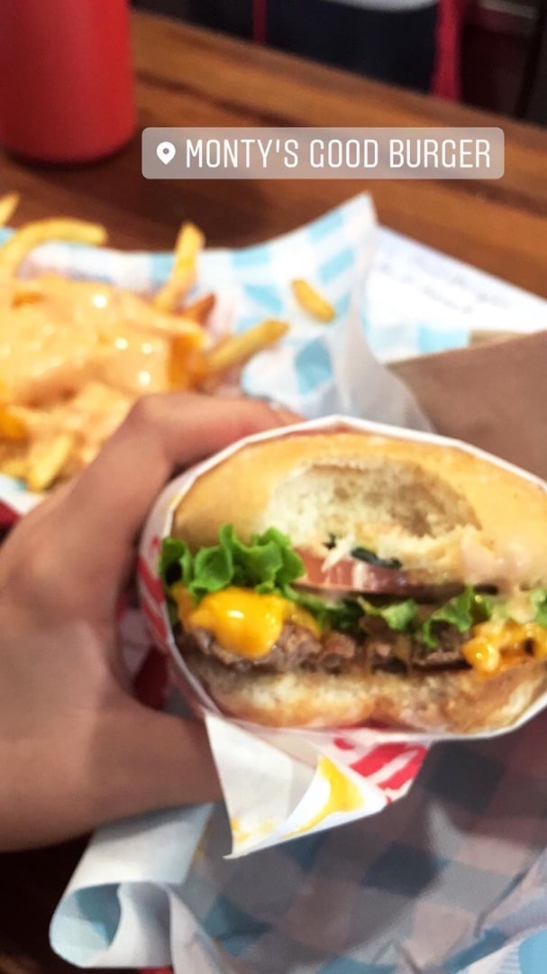 photo of Monty's Good Burger Single Burger shared by @luxemborg on  27 Dec 2019 - review