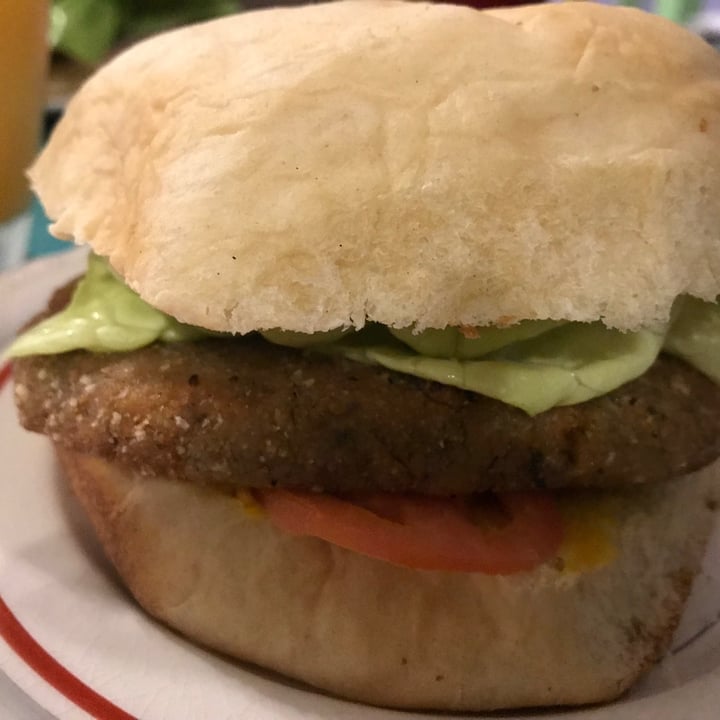 photo of La Vegana Cantina Sandwich De Milanesa De Garbanzos shared by @ladybiird on  26 Jul 2021 - review