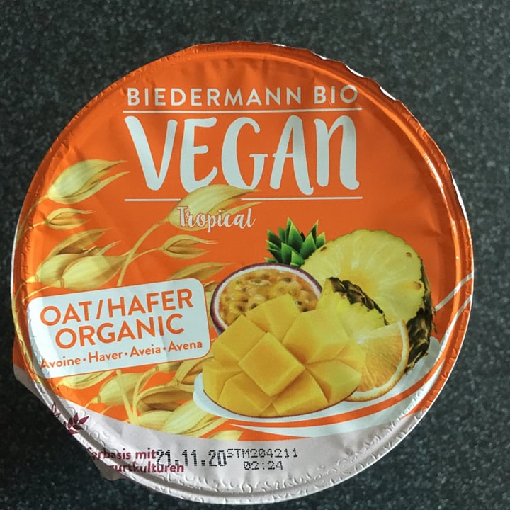 photo of Biedermann Bio Organic Oat Tropical shared by @chuchuliette on  11 Nov 2020 - review