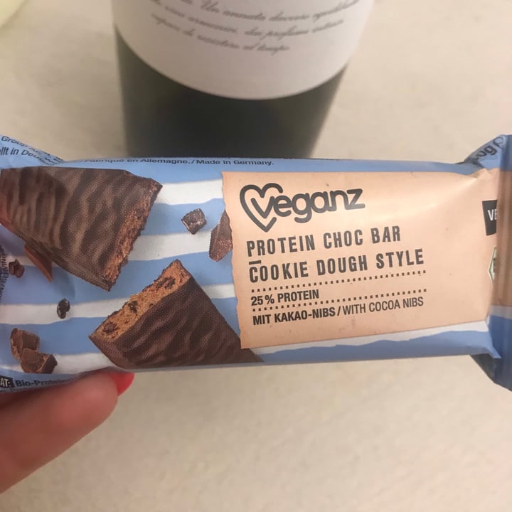 photo of Veganz Protein Choc Bar Cookie Dough Style shared by @rebeljana on  22 Oct 2021 - review