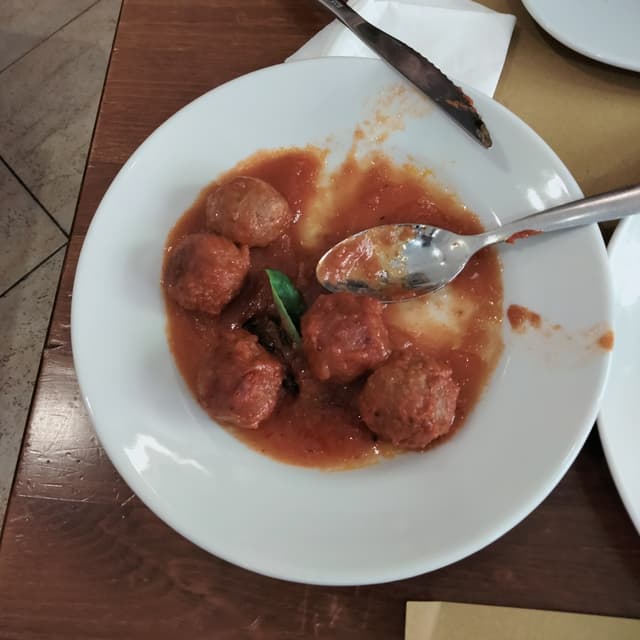 菜肴“Polpette di lenticchie”的照片