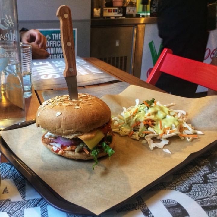 photo of Vegan Beat Red bean burger shared by @loveg on  24 Jun 2021 - review