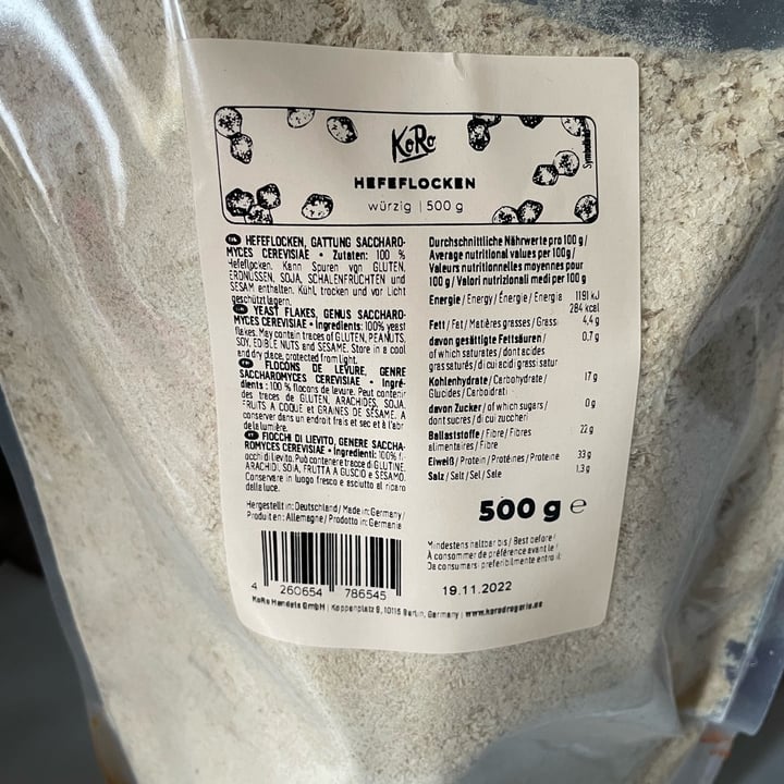 review photo of Koro Lievito alimentare In Scaglie shared by @laveg82 on 13 Apr 2022 - review