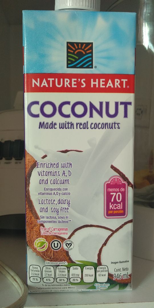photo of Nature's Heart Bebida de coco shared by @phoenixkuiper on  19 Dec 2019 - review