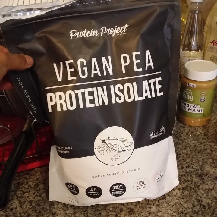 photo of Protein Project Vegan Protein Isolate Sabor vainilla Caramelo shared by @mfernandarinconf on  23 Sep 2020 - review