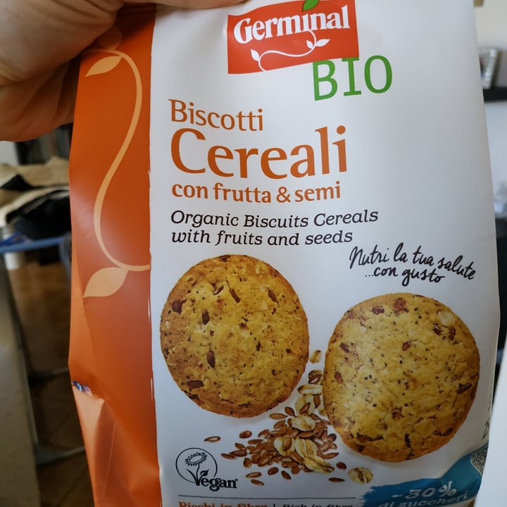 photo of Germinal Bio Biscotti cereali con frutta e semi shared by @simona74veg on  27 Feb 2022 - review