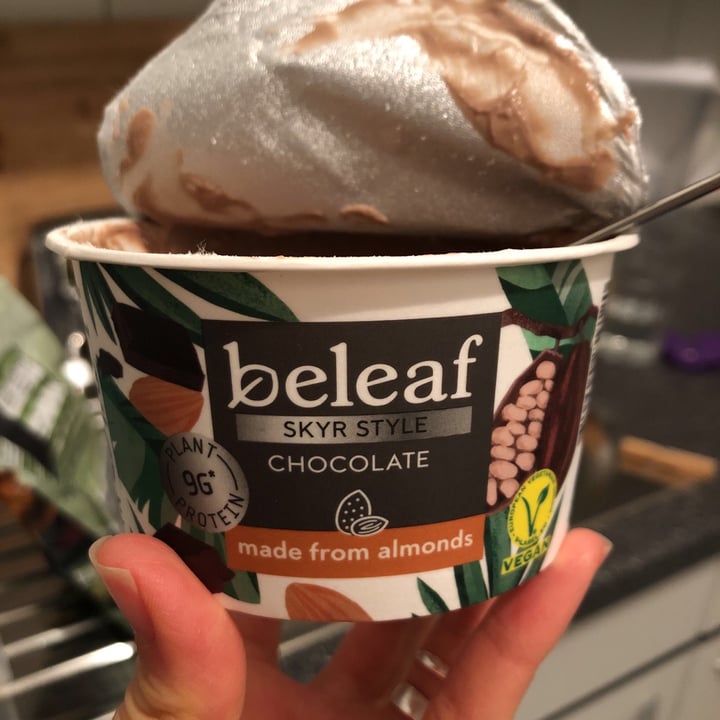 photo of beleaf Chocolate skyr style yogurt shared by @jimenapuente on  26 Nov 2021 - review