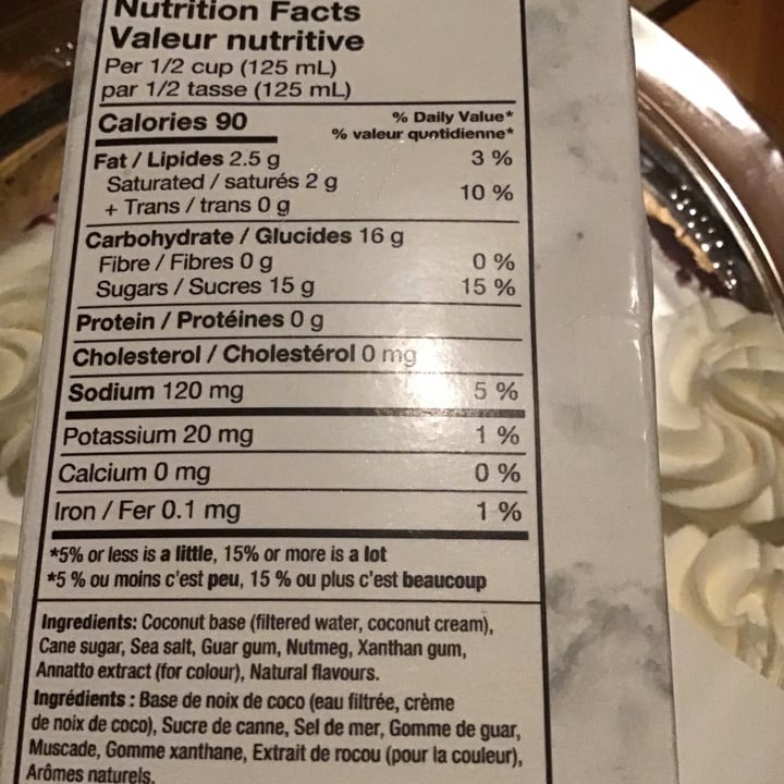 review photo of So Delicious Dairy Free Coconog noix de coco shared by @zensscared on 19 Nov 2021 - review
