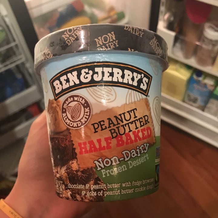 photo of Ben & Jerry's Peanut Butter Half Baked Non-Dairy Frozen Dessert shared by @mfretland on  25 Apr 2020 - review