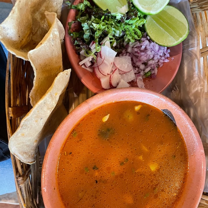 photo of Pan Comido pozole shared by @danielaqo on  10 Dec 2022 - review