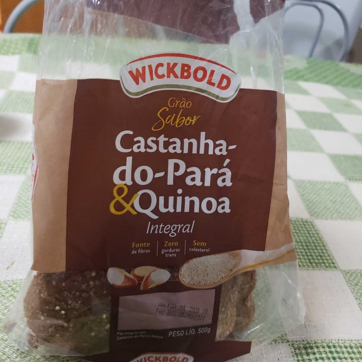 review photo of Wickbold Pão de castanha-do-pará e quinoa shared by @cihcouss on 14 Jul 2021 - review
