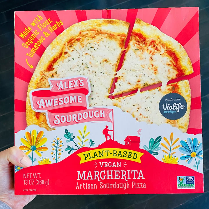 photo of Alex's Awesome Sourdough  Alex's Awesome Sourdough Pizza Vegan Margherita shared by @beckyyy on  26 Oct 2021 - review