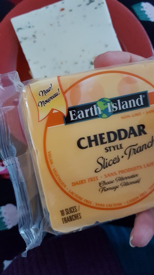 review photo of Earth Island Cheddar Style Slices shared by @kayleenorton on 25 Dec 2019 - review