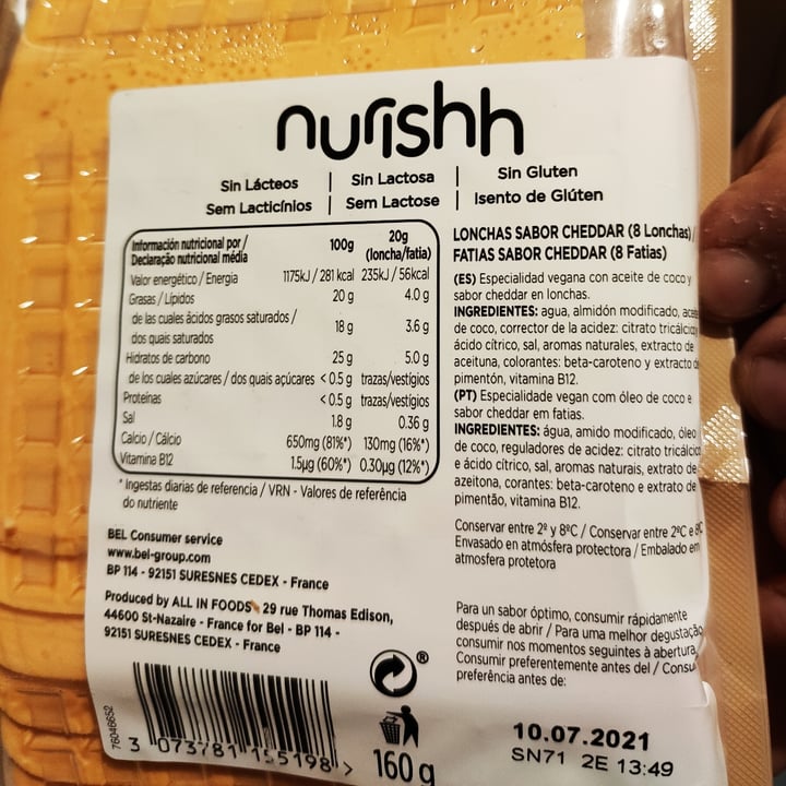 photo of Nurishh Lonchas Sabor Cheddar shared by @jarita on  16 Apr 2021 - review