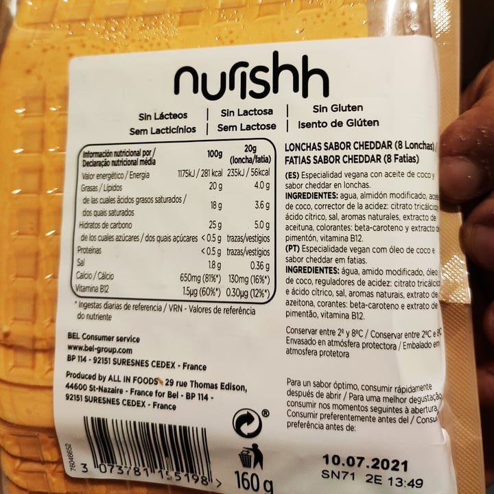 review photo of Nurishh Lonchas Sabor Cheddar shared by @jarita on 16 Apr 2021 - review
