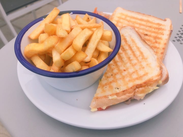 photo of The Retreat Animal Rescue Toasted sandwich & Fries shared by @lorrainev on  05 Sep 2019 - review