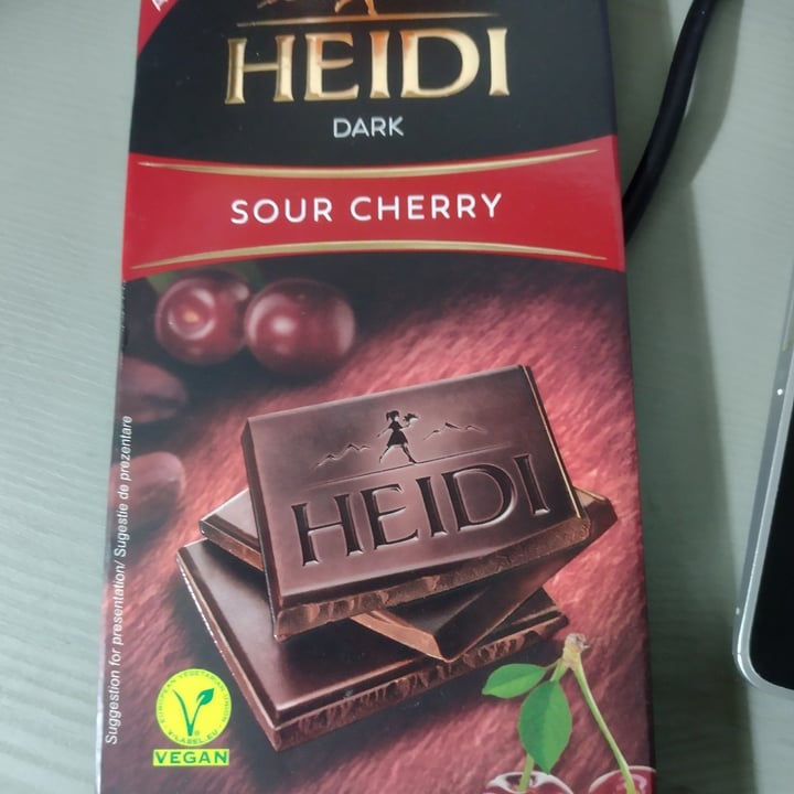 photo of Heidi Dark sour cherry chocolate shared by @flamjoy on  19 Dec 2021 - review
