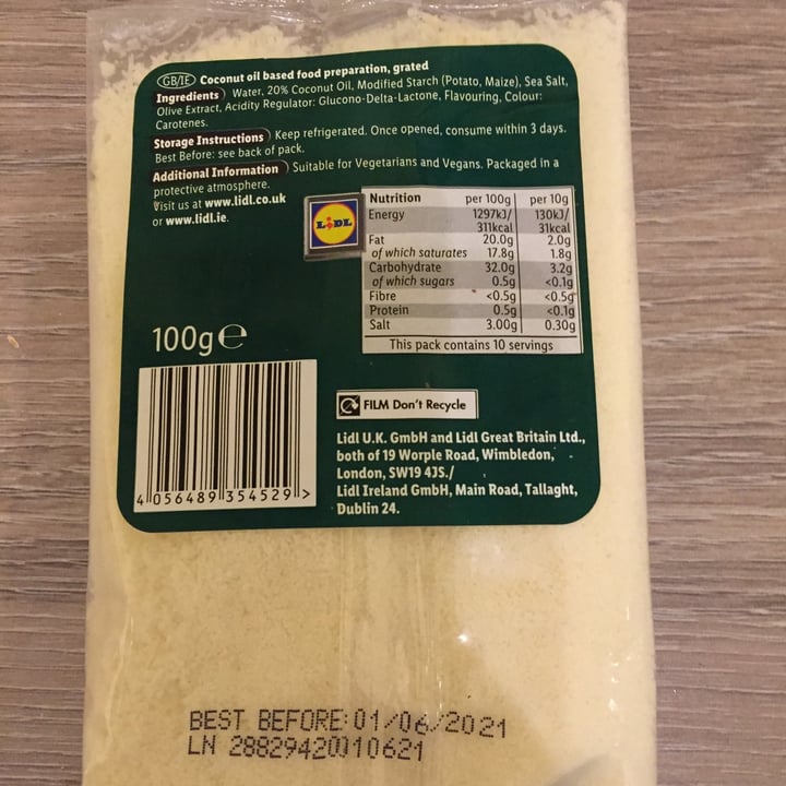 review photo of Vemondo Vegan Italian Style Grated Cheese shared by @danicarmo11 on 09 Dec 2020 - review