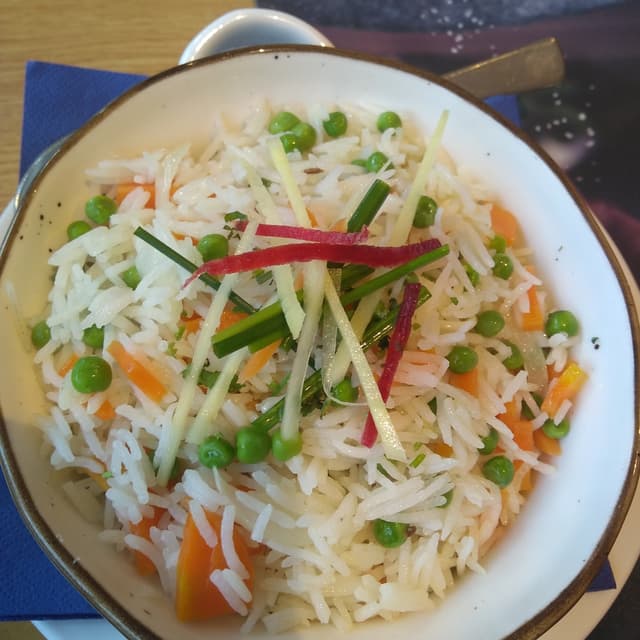 Foto del plato “Riso con verdure”