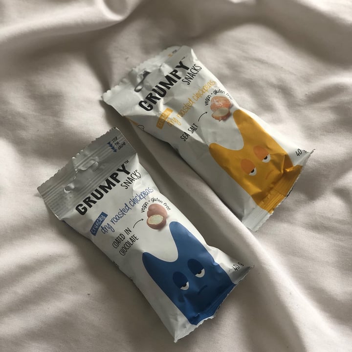 review photo of Grumpy Snacks Chocolate Coated Chickpeas shared by @domwestphal on 06 Nov 2020 - review