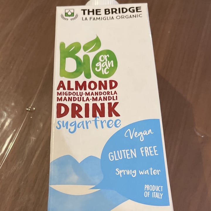 photo of The Bridge Almond Milk shared by @vegmom75 on  25 Feb 2022 - review