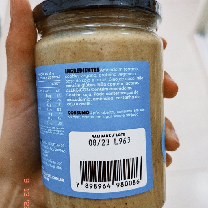 review photo of pasta de amendoin Putz Pasta De Amendoim Putz shared by @eloveg on 21 Sep 2022 - review