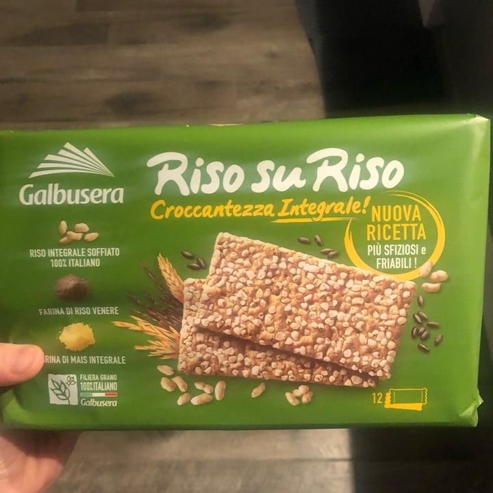 review photo of Galbusera Crackers Riso su Riso croccantezza integrale shared by @labaldino on 13 Apr 2022 - review