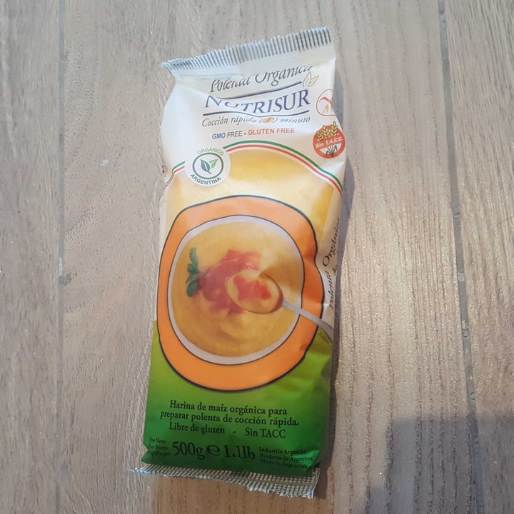 photo of Nutrisur Polenta Orgánica shared by @camilaaldeco on  13 Aug 2020 - review