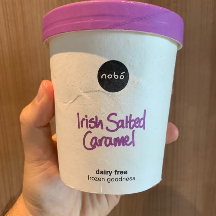 photo of Nobó Irish Salated Caramel Ice cream shared by @raphavegan on  29 Aug 2022 - review