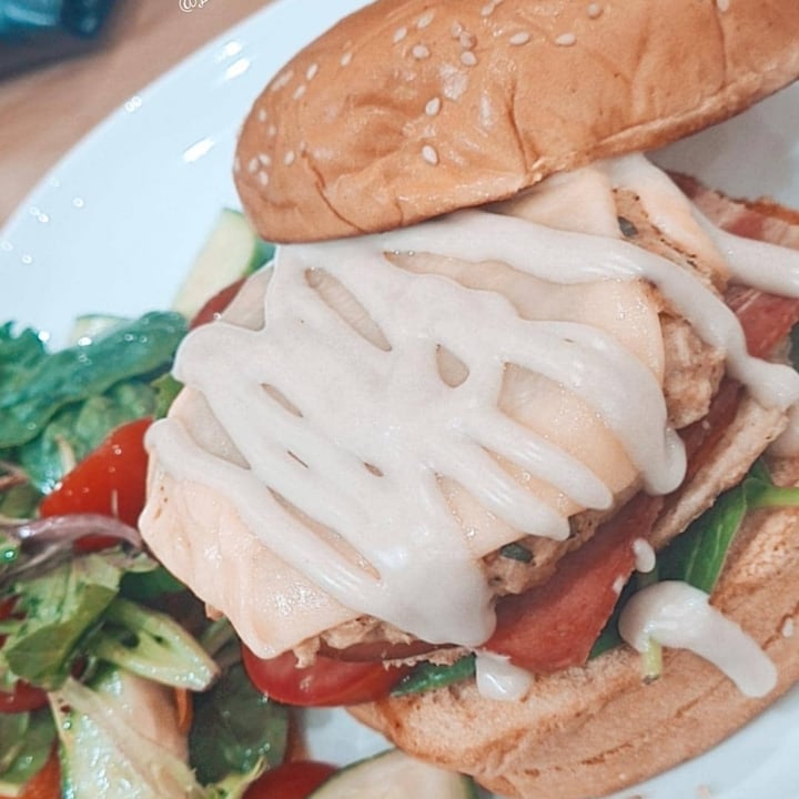 review photo of Fibonacci Coffee Chipotle Chick'n Burger shared by @synystergrace on 17 Feb 2021 - review