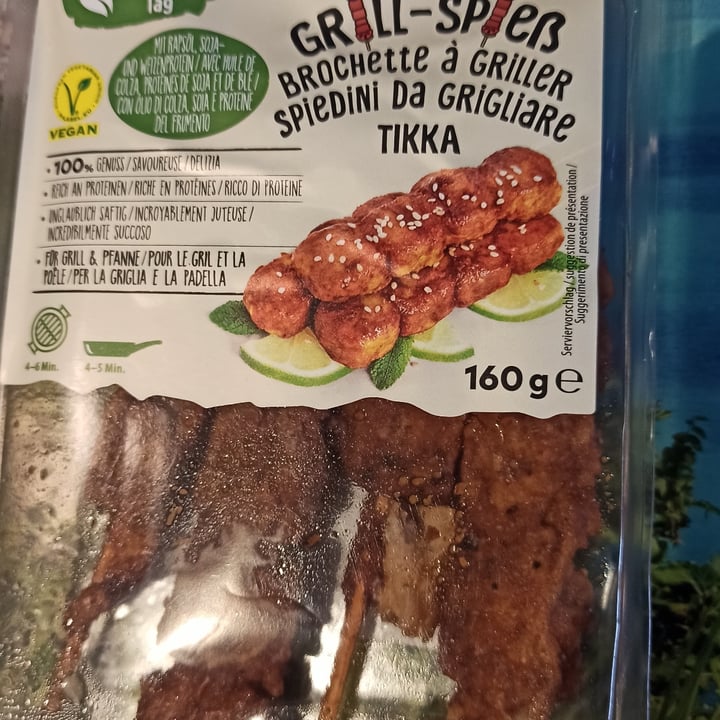 photo of Mein Veggie Tag The wonder Grillspieß tikka shared by @heibai on  30 Dec 2021 - review