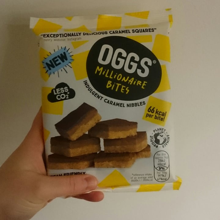 photo of OGGS Millionare Bites shared by @veganshoulderpads on  20 Jan 2021 - review