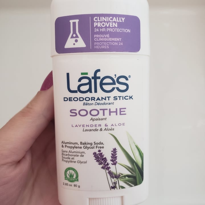 photo of Lafes Deodorant Stick shared by @scs on  18 Apr 2022 - review