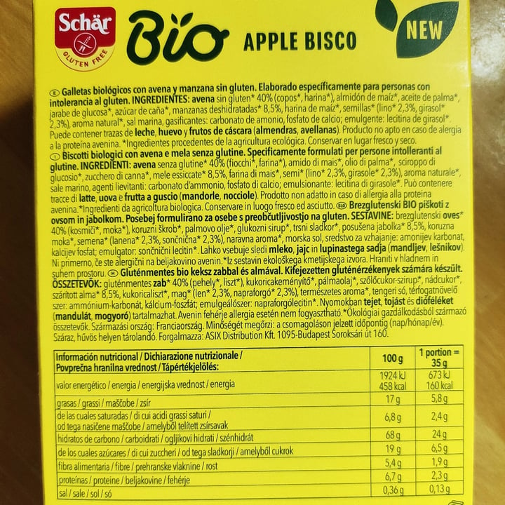 photo of Schär Bio Apple Bisco shared by @cinnamonmeringa on  25 Jan 2022 - review
