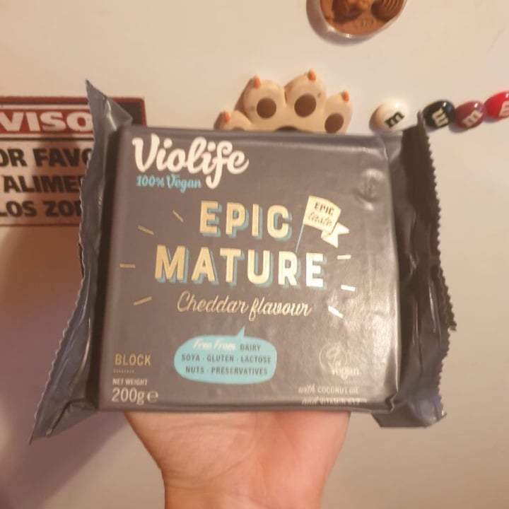 photo of Violife Epic Mature Cheddar Flavour Block shared by @na-vegan-te on  28 Sep 2021 - review