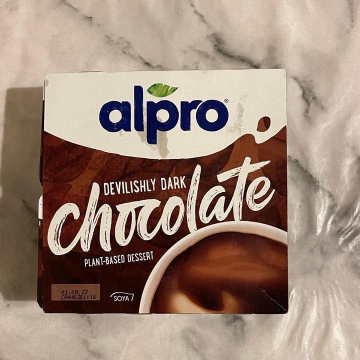 photo of Alpro Devilishly Dark Chocolate Plant-based Dessert shared by @alessia00 on  19 Feb 2022 - review