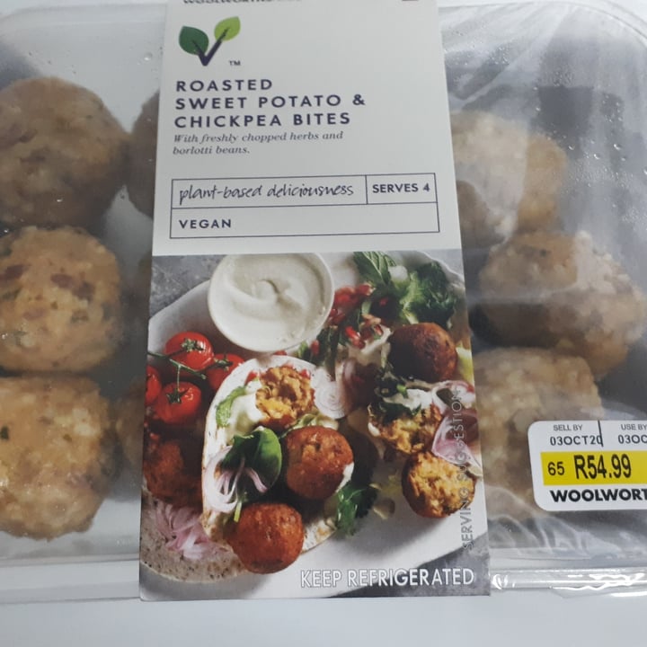 photo of Woolworths Food Roasted Sweet Potato And Chickpea Bites shared by @colleenc on  29 Sep 2020 - review